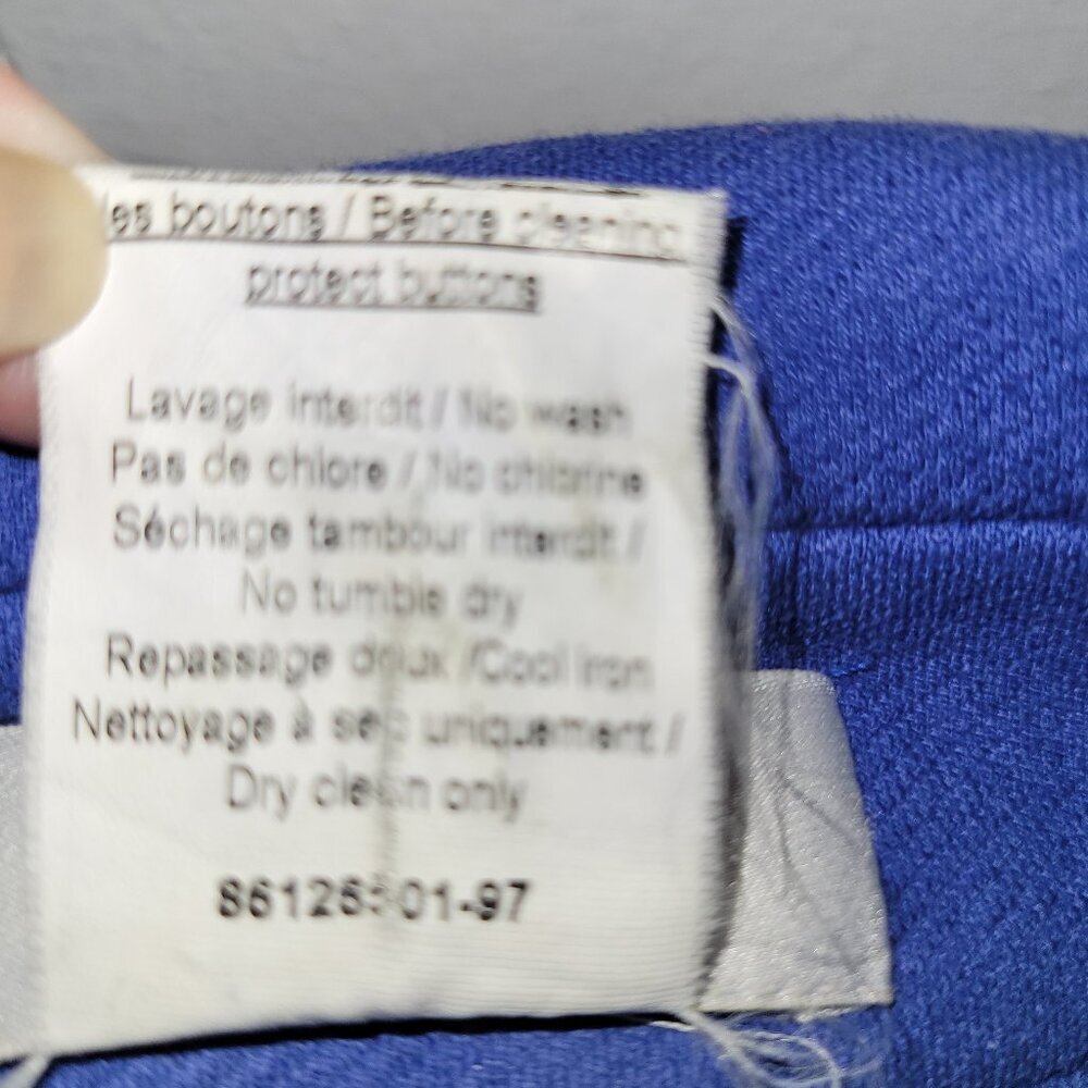 Sonia By Sonia Rykiel Ladylike Coat in Royal Blue Size EU 36 - Picture 8 of 9